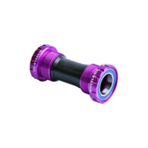 Wheels Manufacturing Bsa Threaded Frame Abec-3 Bearings 24Mm Purple Bottom Bracket